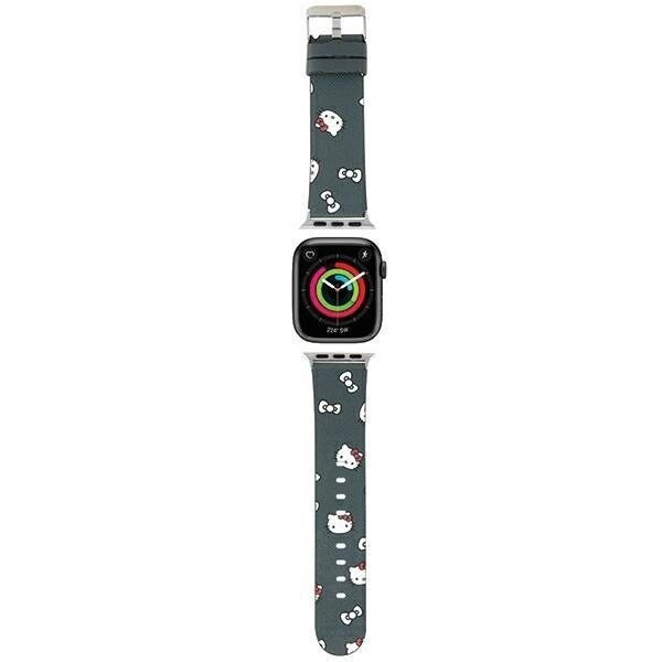 Hello Kitty Heads & Brows mønsterrem for Apple Watch 38/40/41 mm - svart
