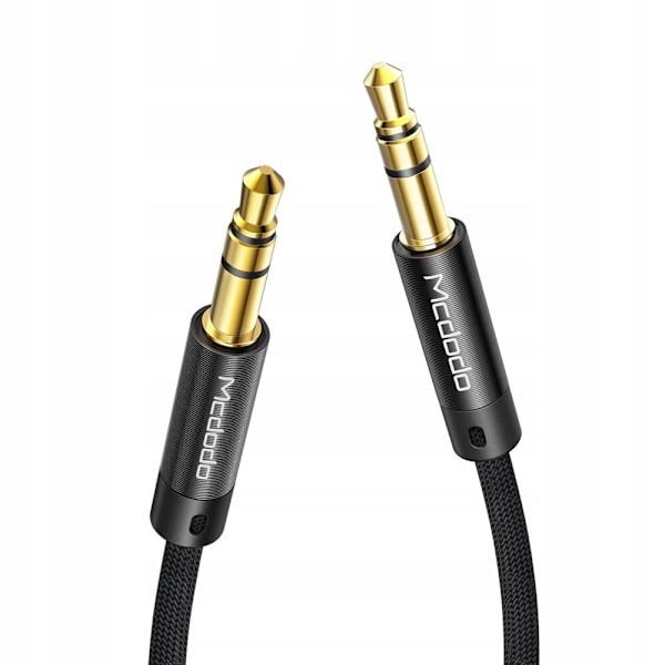 MCDODO MINI JACK-KABEL 3,5MM STEREO AUX-PLUG STARK LJUDKABEL 1M