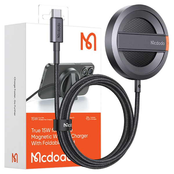 MCDODO INDUKTIV TRÅDLÖS LADDARE FÖR MAGSAFE IPHONE 13 14 15 16 15W
