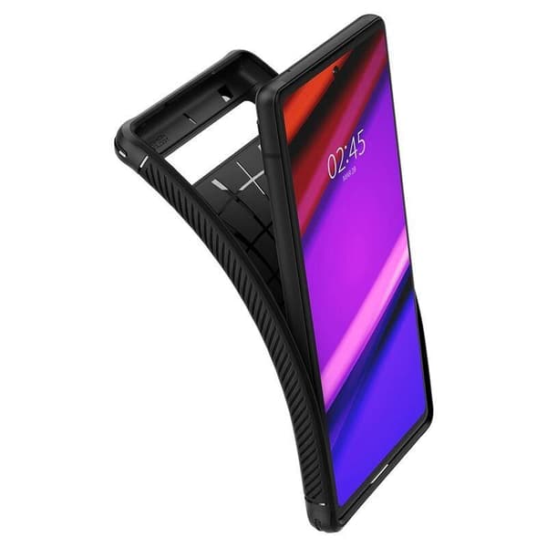 Spigen Rugged Armor-telefondeksel til Google Pixel 6A Black