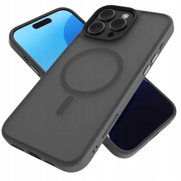 Spacecase Hybrid Case För Iphone 16 Pro Max Grey