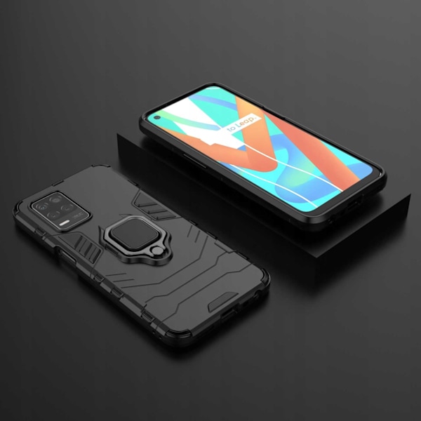 Spacecase Case Cover För Realme 8 5G Narzo 30 Black Sc X-Ring