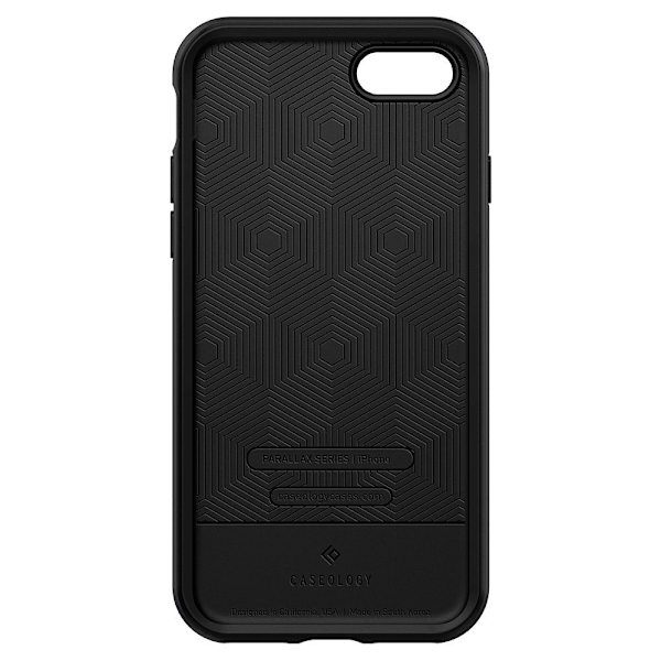 CASEOLOGY PARALLAX IPHONE 7 / 8 / SE 2020 / 2022 MATT SVART