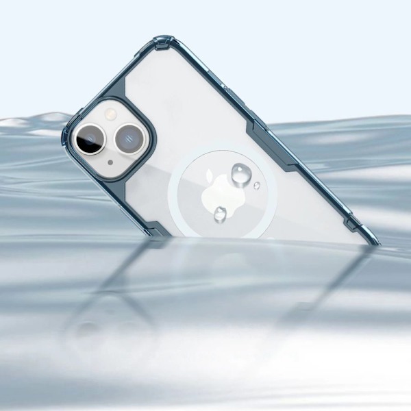 NILLKIN CASE MED MAGSAFE TIL IPHONE 15 PLUS BLÅ
