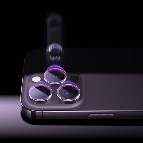 Herdet glass for kamera iPhone 14 Pro / 14 Pro Max Baseus + installasjonssett