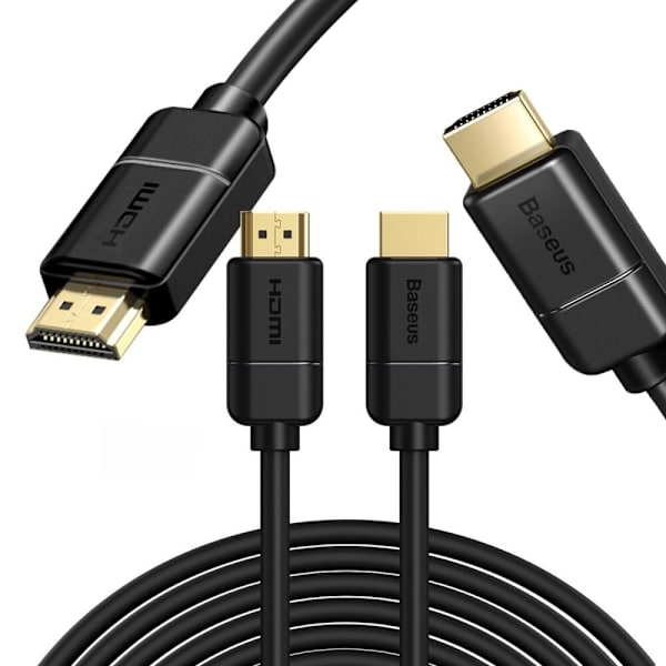 Baseus-kabel HDMI 2.0 4K 30 Hz 3D HDR 18 Gbps 8 m svart (CAKGQ-E01)