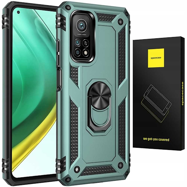 Spacecase Case Cover För Xiaomi Mi 10T 10T Pro Green Ring Nx