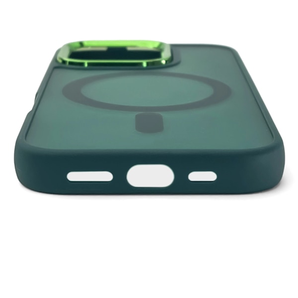 MAGNETIC COLLECTION MAGSAFE ETUI TIL IPHONE 16 PRO - MØRKEGRØN