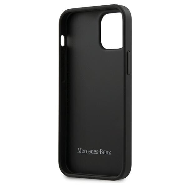 Mercedes MEHCP12SMULBK iPhone 12 mini 5.4 svart/svart hardt deksel Wave Line