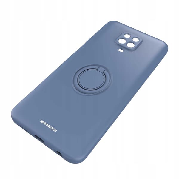 Spacecase Silikon Ringfodral För Xiaomi Redmi Note 9S 9 Pro Blue