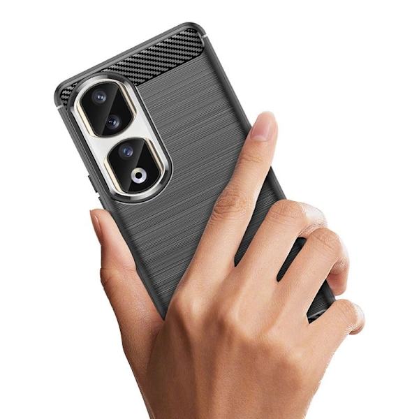 Carbon Case för Honor 90 Pro - svart