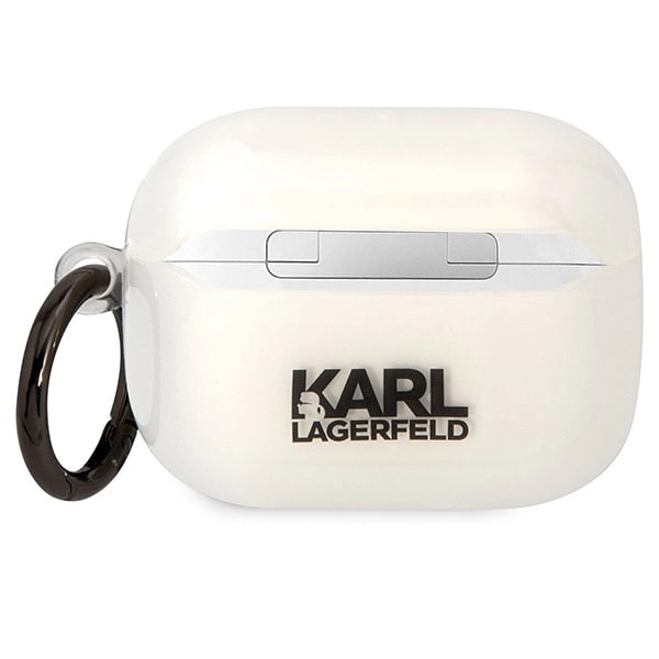 KARL LAGERFELD KARLS HOVEDETUI TIL AIRPODS PRO - GENNEMSIGTIG