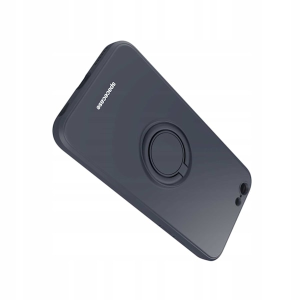 Spacecase Silikonecase Ring För Iphone 7 8 Se Svart Skydd