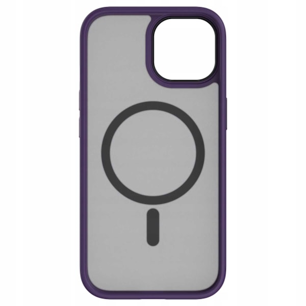 Spacecase Hybrid Fodral För Iphone 15 Plus Lila För Magsafe