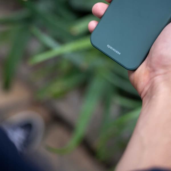 Spacecase Silikonfodral För Samsung Galaxy M15 Mörkgrön