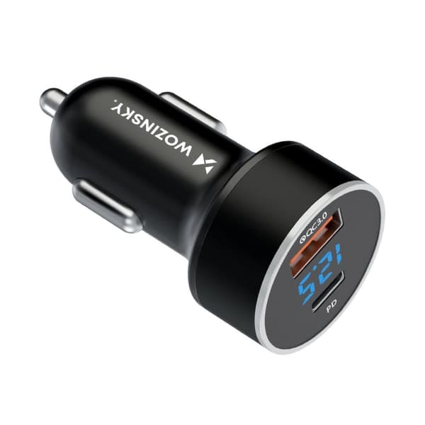 Wozinsky WDCCAC USB-C USB-A 36W billader - svart