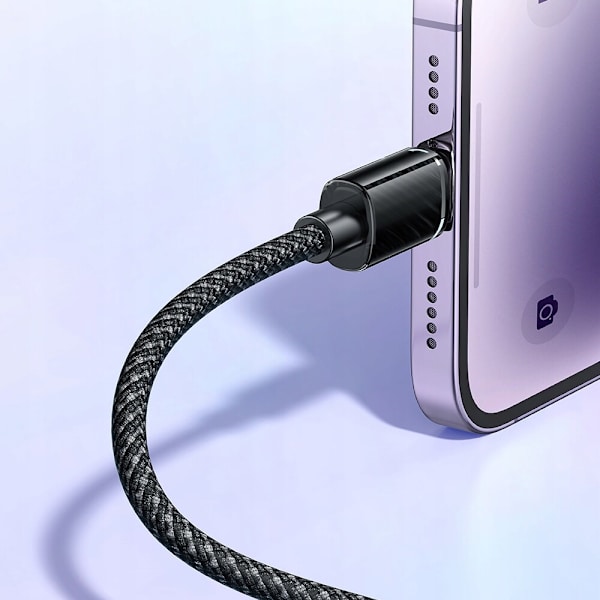 MCDODO LADDARE USB-C LIGHTNING-KABEL IPHONE 11 12 13 14 PRO 1M SVART