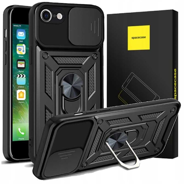 Spacecase Case Cover Till Iphone 7 8 Se Camring Svart
