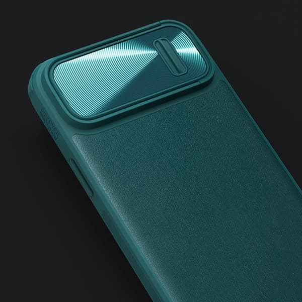 NILLKIN CASE CAMERA COVER TIL IPHONE 14+ GRØN