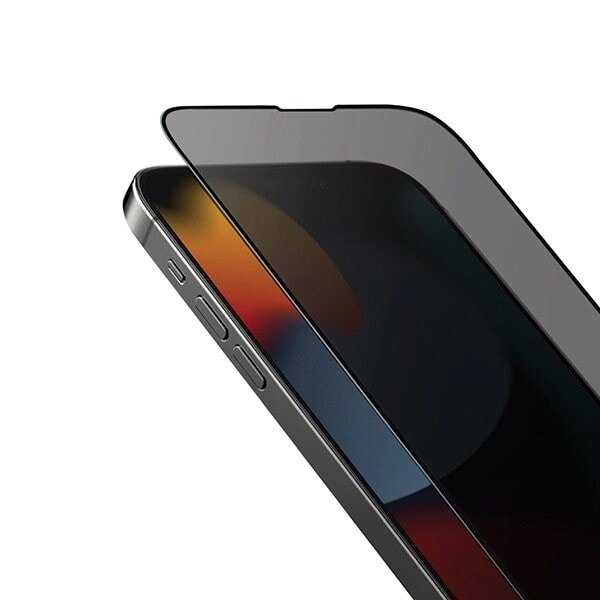 UNIQ Optix Privacy Tempered Glass for iPhone 14/13/13 Pro med applikator