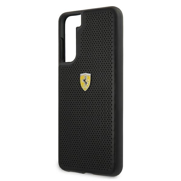 Ferrari FESPEHCS21MBK S21+ G996 svart/svart hardt etui med perforert rulle