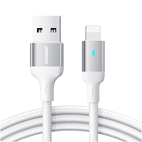 Joyroom USB-kabel - Lightning 2.4A A10 Series 2 m hvit (S-UL012A10)