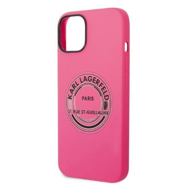 Karl Lagerfeld KLHCP14MSRSGRCF iPhone 14 Plus 6.7 hardt etui rosa/rosa Silikon RSG