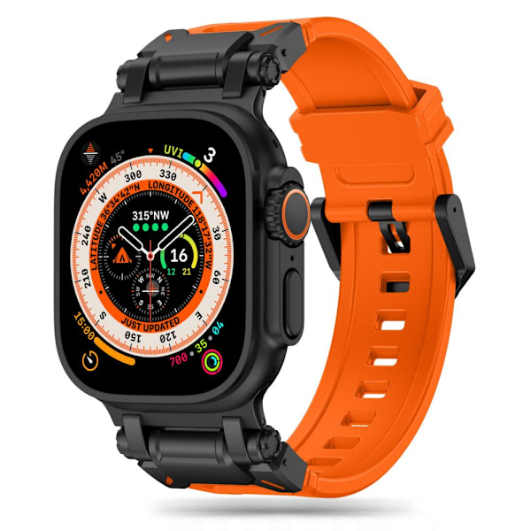 TECH-PROTECT DELTA PRO APPLE WATCH 4 / 5 / 6 / 7 / 8 / 9 / SE / ULTRA 1 / 2 (42 / 44 / 45 / 49 MM) ORANSJE/SORT