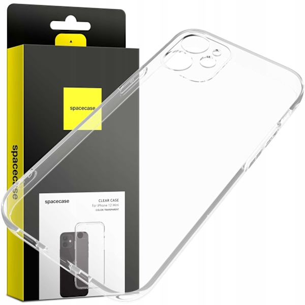 Spacecase Case Cover Designet För Iphone 12 Mini Clear