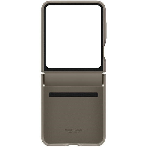 ØKO-LÆDER ETUI TIL SAMSUNG GALAXY Z FLIP 5 - BRUN