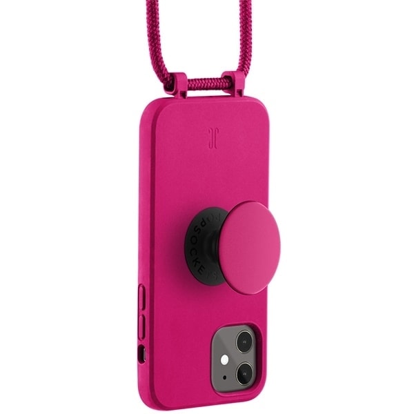 JE PopGrip iPhone 11/Xr 6,1" fodral rosa/orkidéblomma 30045 (Just Elegance)