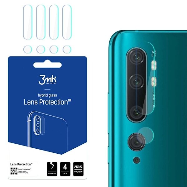 3mk Lens Protection™ hybrid kameraglass for Xiaomi Mi Note 10
