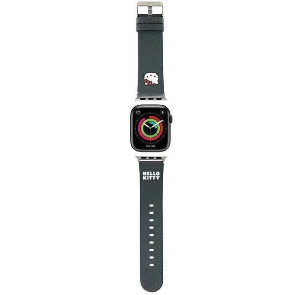 Hello Kitty Kitty hodestropp for Apple Watch 38/40/41mm - svart