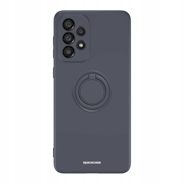 Spacecase Silikonecase Ring För Samsung Galaxy A33 5G Svart Skydd