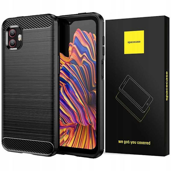Spacecase Cover Carbon X Cover 6 Pro Phone Cover Svart