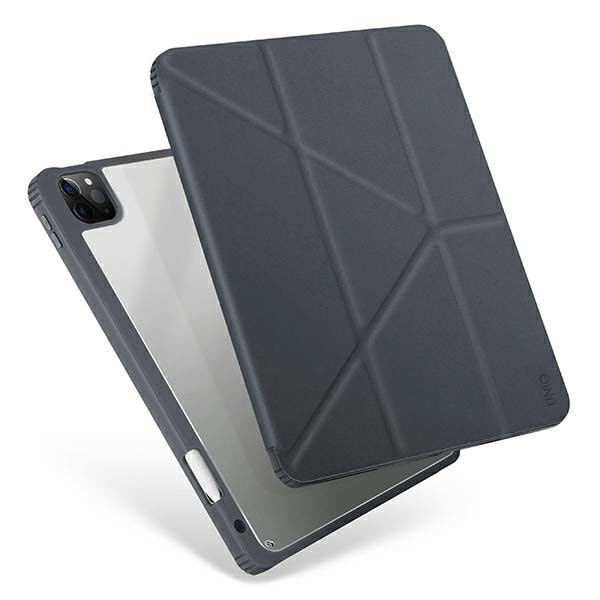 Uniq Moven-deksel for iPad Pro 12.9 (2021) Antimikrobiell - Grå