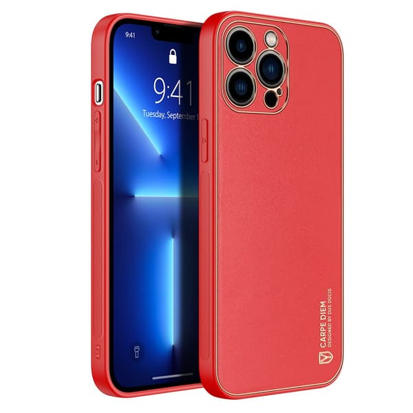 DUX DUCIS CASE CASE COVER COVER TIL IPHONE 13 PRO MAX RØD