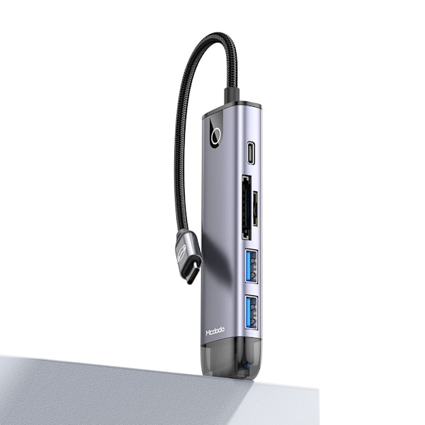 Laptop HUB Mcdodo 6in1 USB-C RJ-45 VGA HDMI 4K för Macbook HU-7740