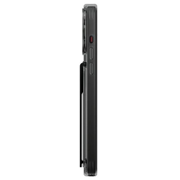 UNIQ fodral Heldro Mount med Stativ iPhone 15 Pro Max 6,7" rök/ångrök