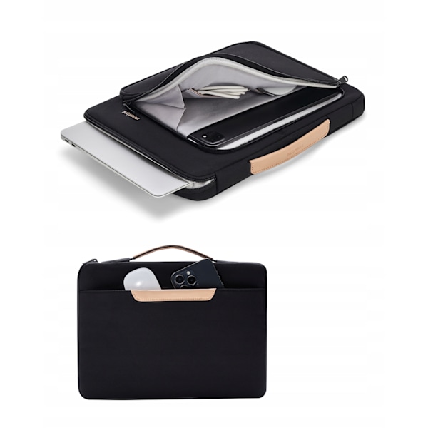 INNOSTYLE LAPTOPVÄSKA 13" VATTENTÄTT FODRAL OMNIPROTECT SVART