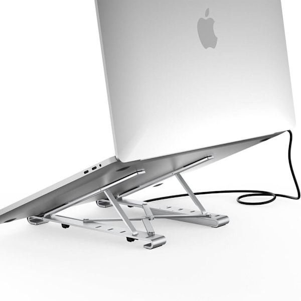 Choetech-stativ multifunksjonell bærbar stasjon PD/USB-C HDMI(4K/30Hz)/2xUSB-A/1xUSB-C/1xSD/1xTF svart (HUB-M43)