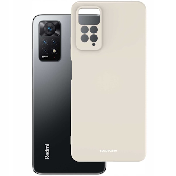 Spacecase Case Cover För Xiaomi Redmi Note 11 Pro 5G Bone