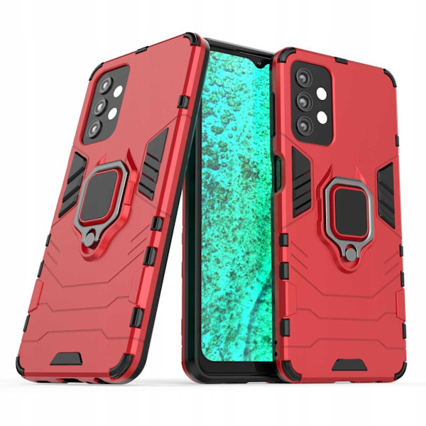 Spacecase Case Cover För Samsung Galaxy A32 5G X-Ring Röd