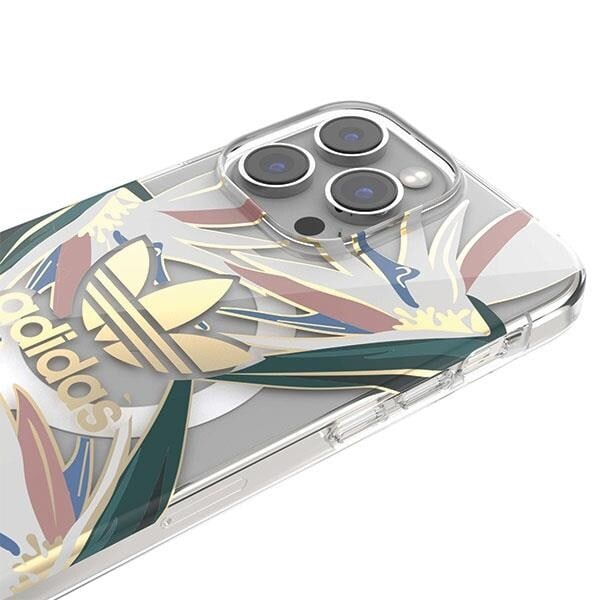 Adidas ELLER Magsafe deksel til iPhone 14 Pro Max Clear Case klar/gull/lilla/smaragd :) 50225