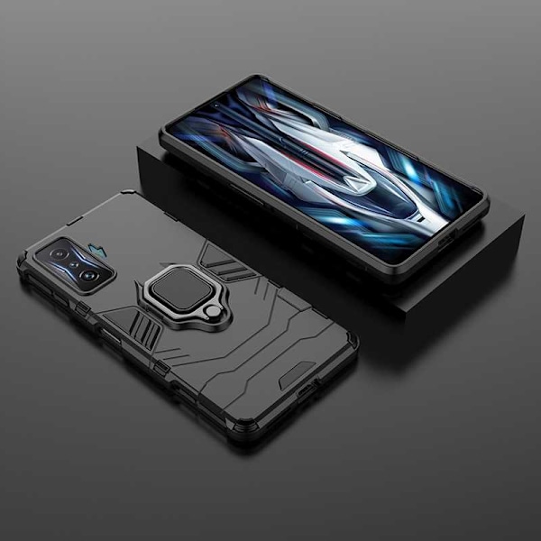Spacecase Case Cover Till Poco F4 Gt X-Ring Svart