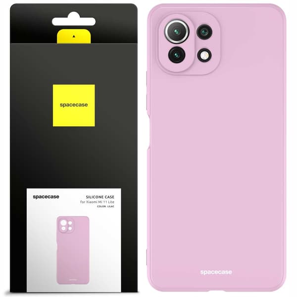 Spacecase Silikonfodral Till Xiaomi Mi 11 Lite Lilac
