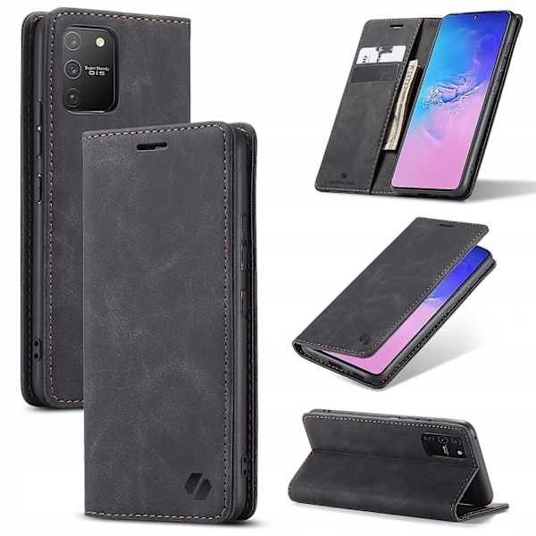 Spacecase Fodral Pålånsskydd För Samsung Galaxy S10 Lite Black