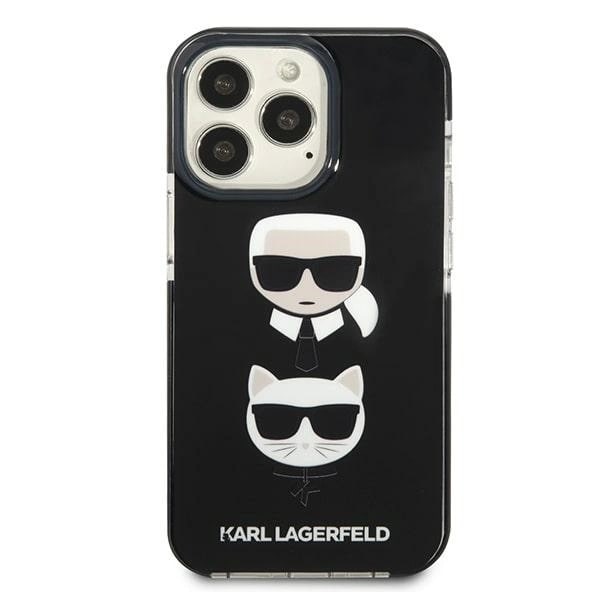 KARL LAGERFELD KARL&CHOUPETTE HEAD COVER TIL IPHONE 13 PRO / IPHONE 13 - SORT