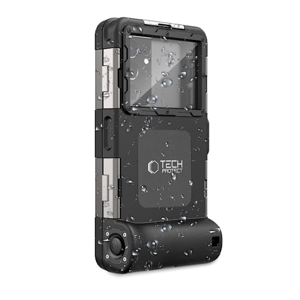 TECH-PROTECT IPX8 UNIVERSAL DYKKER VANDTÆT CASE SORT