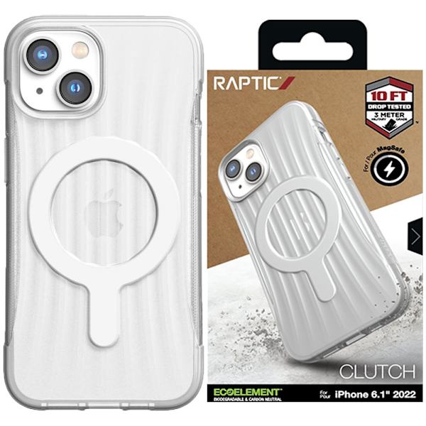 RAPTIC X-DORIA CASE MED MAGSAFE TIL IPHONE 14 PLUS TRANSPARENT